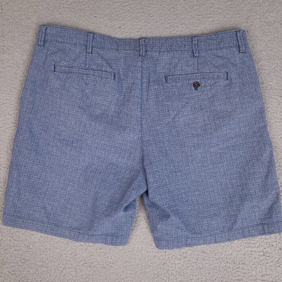 Southern Pines Shorts‎ Mens 38 Blue Chino Geometric Dad - Picture 2 of 13